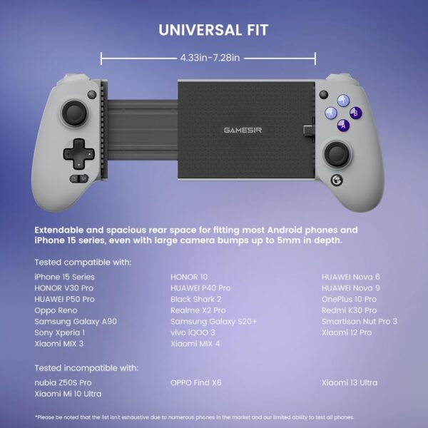 GameSir G8 Galileo: The Ultimate Plug-and-Play Mobile Gamepad for Android & iPhone 15 with Precision Hall Effect Controls - Image 3