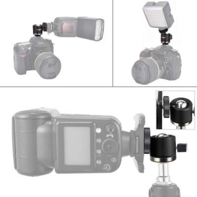 Elevate Your Photography: UTEBIT 360° Mini Ball Head Tripod Adapter - Sleek Aluminium Design for DSLRs and More! - 이미지 5