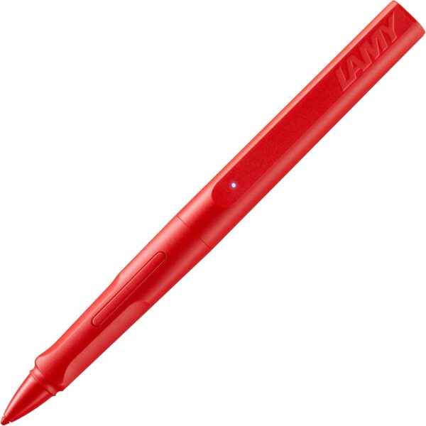 Luminous LAMY Safari Note+ Red: The Ultimate iPad Stylus with Palm Rejection and Tilt Sensitivity
