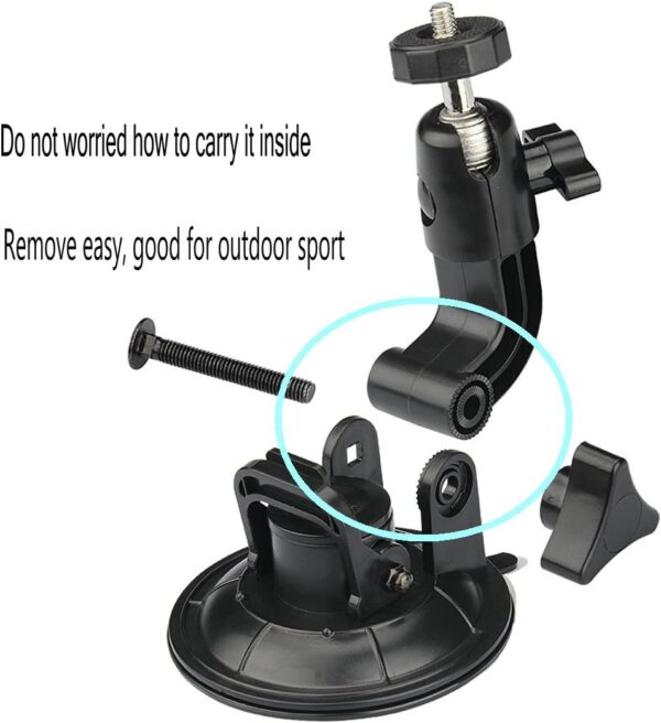 "Ultimate Adventure Buddy: ASOCEA Suction Cup Mount for Action Cameras – Secure Your Shot on the Go!" - Image 5