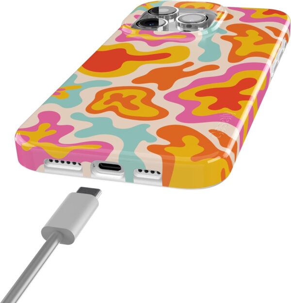 Tropical Vibes: Retro-Inspired Casely iPhone 15 Pro Case with MagSafe Magic - Image 2