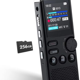 "Unleash the Power of Sound: WUCOTC 264GB Voice Recorder—Your Ultimate Companion for Meetings and Lectures!"