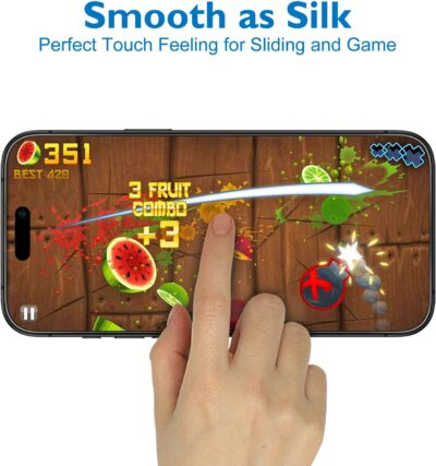 Mothca Dual Pack: Sleek Matte Glass Screen & Lens Protectors for iPhone 16 Pro - Anti-Glare, Bubble-Free Perfection! - 이미지 5