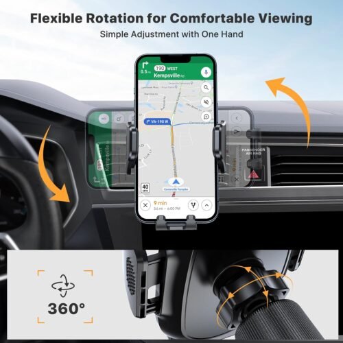 "Ultimate Car Companion: Miracase Universal Phone Holder with Metal Hook for a Secure Drive" - 이미지 4