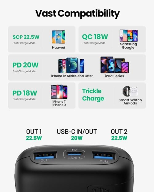 "Power on the Go: The Compact 10000mAh INIU Charger with Fast Charging and Handy Phone Holder!" - 이미지 7