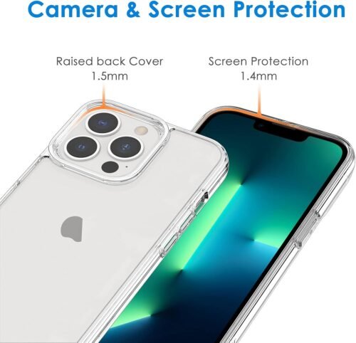 "Crystal-Clear Protection: JETech Shockproof Bumper Case for iPhone 13 Pro" - 이미지 5