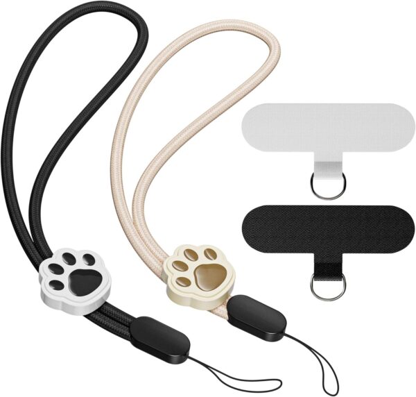 SURDOCA Adjustable Phone Lanyard, Camera Wrist Strap, Nylon Wrist Lanyard, Phone Wristlet, Anti Theft Phone Strap, Lanyard for Earphone, USB Flash Drive, ID Name Tag Badge
