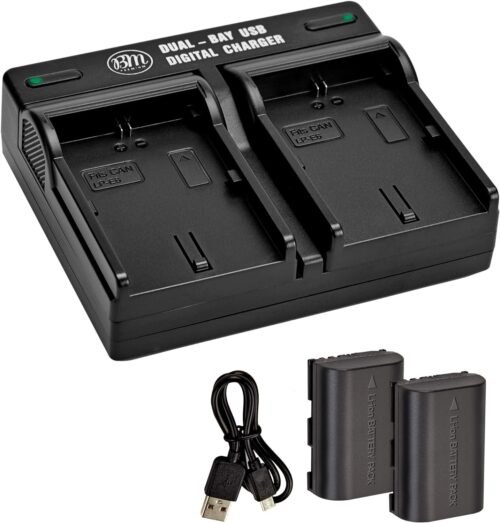 Power Duo: BM's LP-E6N Battery & Charger Set for Canon EOS Series - 이미지 2