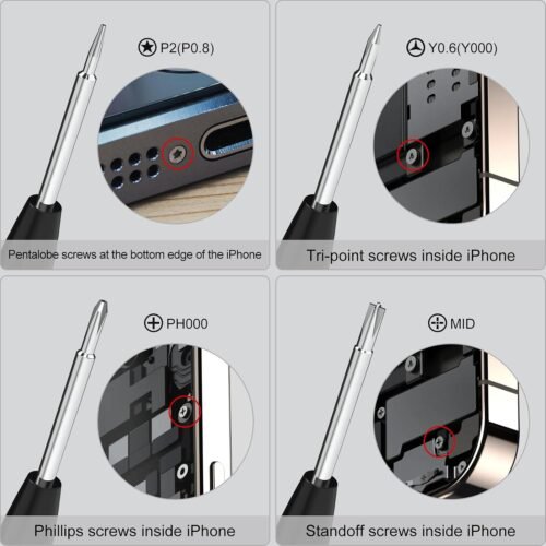 Unlock Your Tech: The Ultimate 18-Piece Phone Repair Toolkit for iPhone Mastery! - 이미지 4