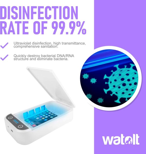 Revitalize Your Phone: The Ultimate UV Sanitizing Box for iPhones and Smartphones - Image 2