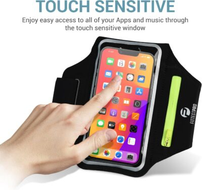 Sporty Secure: The Ultimate Water-Resistant Armband with AirPods Pocket & Car Key Zipper for Your iPhone and Galaxy! - 이미지 4