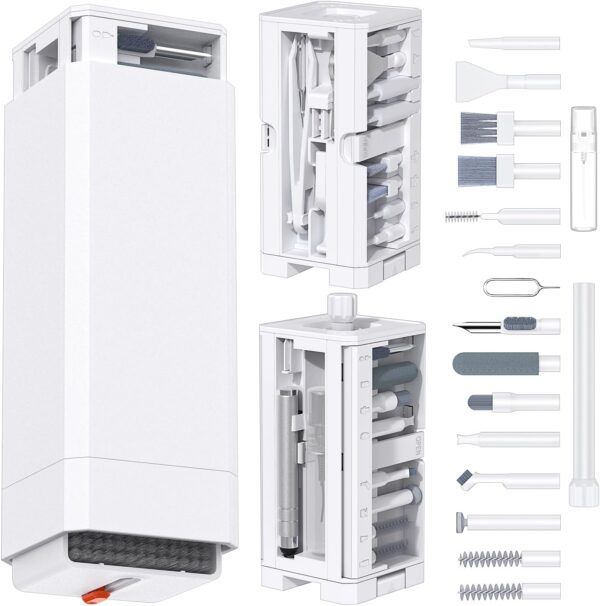 All-in-One VICHYIE Tech Cleaning Duo: Brush & Kit for Spotless Screens, Devices, and More!