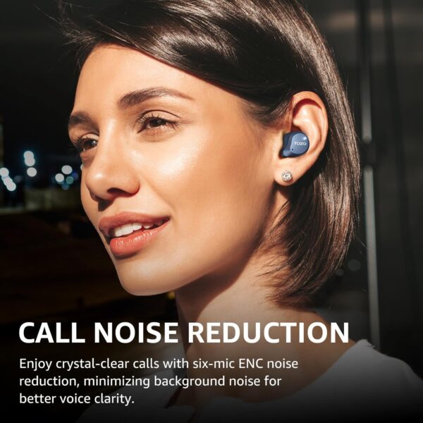 SoundShield Pro: Ultimate Wireless Earbuds with 6-Mic Clarity, IPX8 Waterproof Protection, 59-Hour Playtime, and Custom EQ via App! - Image 4