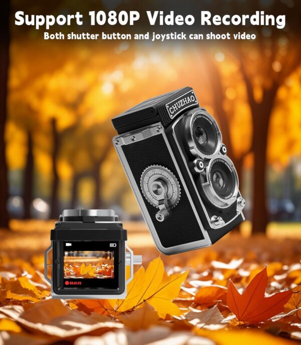 "Chuzhao Retro Bliss: The Pocket-Sized TLR-Style Mini Camera for Captivating Moments!" - Image 3