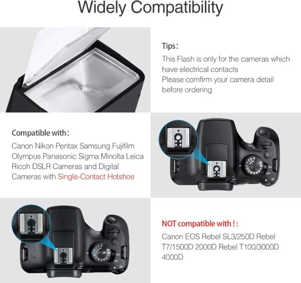 Versatile DF-400 Speedlite Flash: The Ultimate Lighting Companion for Your DSLR Across All Brands! - Image 4