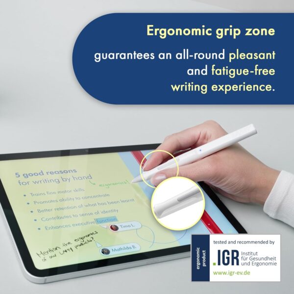 "Explore Precision: LAMY Safari Note+ White iPad Stylus with Palm Rejection & Ergonomic Design – Your Ultimate Writing Companion!" - Image 5