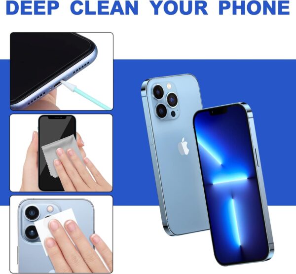 "Ultimate Device Refresh: 140-Piece Cleaning Kit for Phones, Speakers, and More!" - Image 3