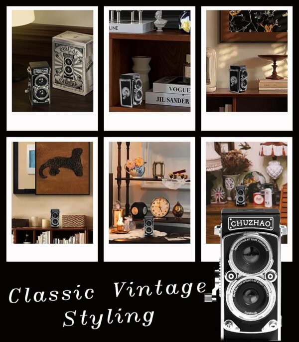 "Chuzhao Retro Bliss: The Pocket-Sized TLR-Style Mini Camera for Captivating Moments!" - Image 6