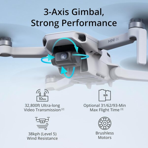 "Experience the Skies: DJI Mini 4K Drone - Ultra-Light, 4K UHD Capture, and Intelligent Flight Awaits!" - Image 3