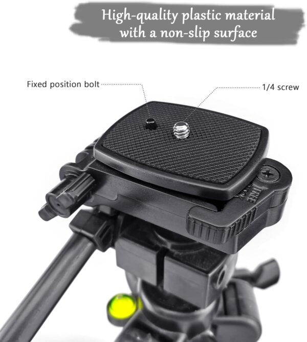 BlingKingdom Camera Quick Release QR Plate, Adapter for Tripods and Cameras - Image 2