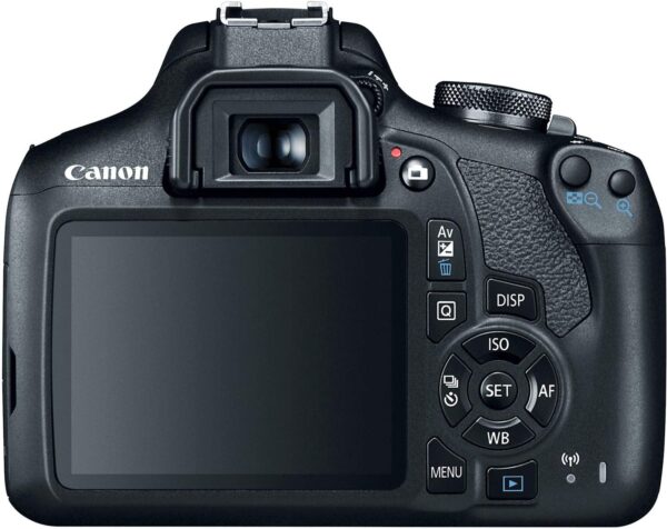 Canon EOS Rebel T7 DSLR Camera|2 Lens Kit with EF18-55mm + EF 75-300mm Lens, Black - Image 2