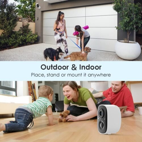 "Ultimate Wireless Security Solution: 4-Pack 2K AI-Powered Outdoor Cameras with Night Vision & 2-Way Talk!" - 이미지 8
