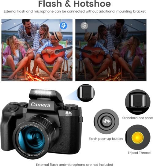 Unleash Your Creativity: The Ultimate 8K Vlogging & Photography Camera Bundle! - 이미지 7