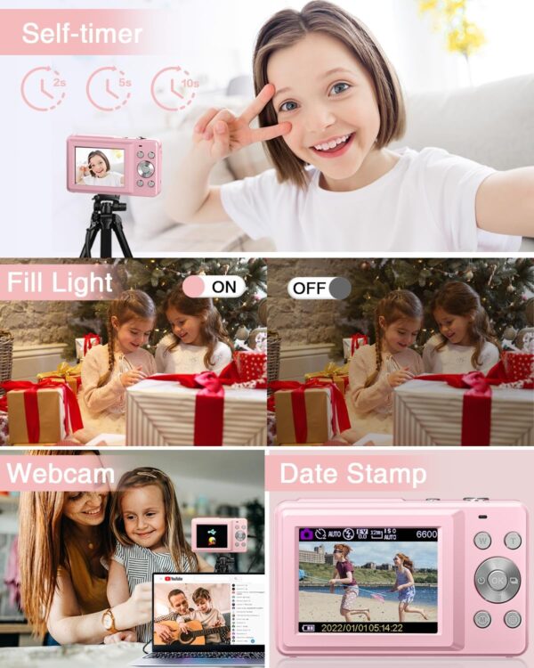 Colorful FHD 1080P Kids Camera: Fun, Compact & Ready for Adventure! - Image 6