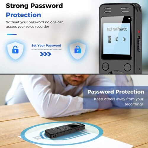 "Unlock the Future of Note-Taking: EVIDA 128GB Voice Recorder with 9296 Hours of Voice-Activated Magic!" - 이미지 6