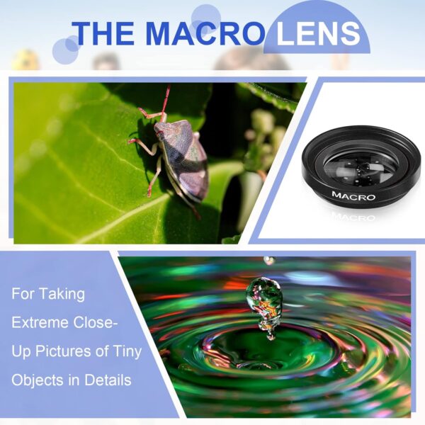 Ultimate 3-in-1 Smartphone Lens Set: Elevate Your Videos and Vlogs with Fisheye, Macro, and Wide Angle Magic! - Image 6