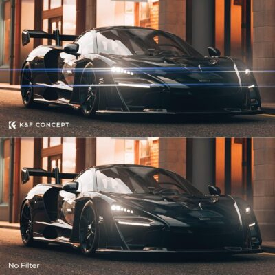Transform Your Shots: K&F Concept 77mm Anamorphic Blue Streak Lens Filter for Stunning Light Flare Effects - 이미지 3