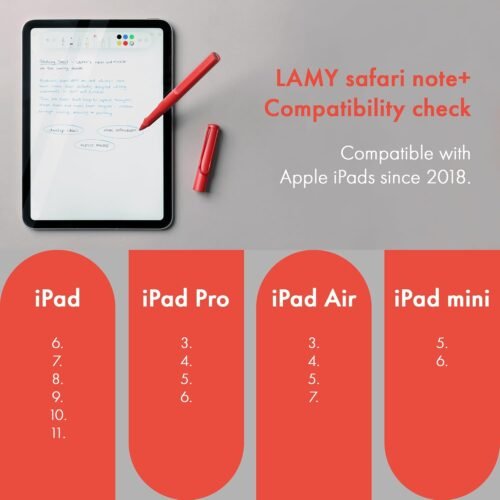 "Explore Precision: LAMY Safari Note+ White iPad Stylus with Palm Rejection & Ergonomic Design – Your Ultimate Writing Companion!" - 이미지 3