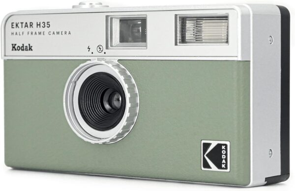 KODAK EKTAR H35 Half Frame Film Camera, 35mm, Reusable, Focus-Free, Lightweight, Easy-to-Use (Sage) (Film & AAA Battery are not Included) - Image 3