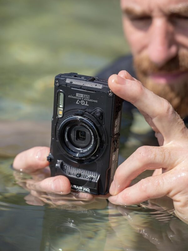 OM SYSTEM Tough TG-7 Black Underwater Camera, Waterproof, Freeze Proof, High Resolution Bright, 4K Video 44x Macro Shooting (Successor Olympus TG-6) - Image 4