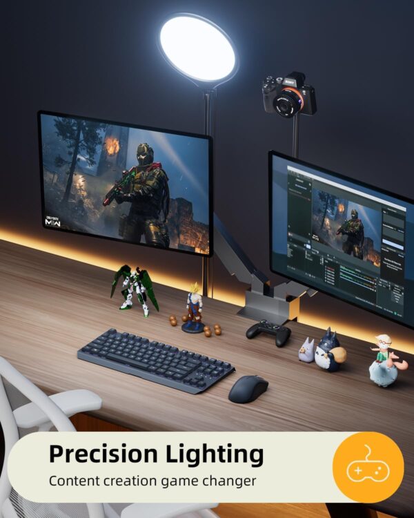 Illuminate Your Creativity: 10.5" LED Ring Light & 72" Tripod Bundle for Flawless Video & Makeup Mastery! - Image 6