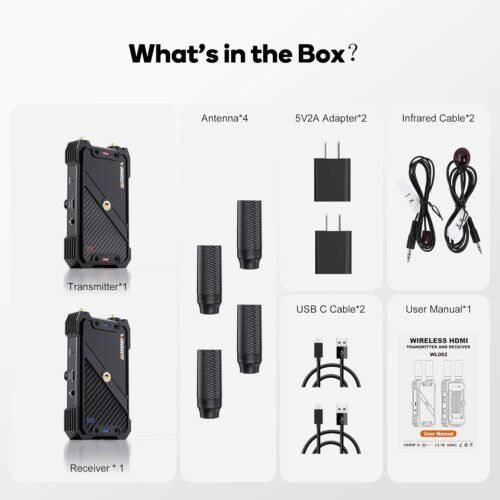 Seamless 1080P HD Wireless Video System: Stream from DSLR to TV with 1300FT Range & Minimal Delay! - 이미지 8