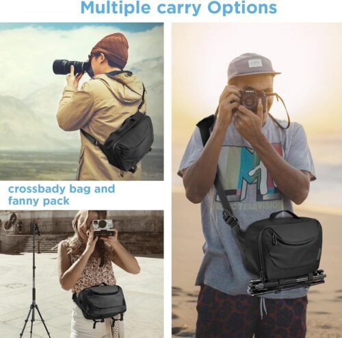 "Ultimate Waterproof Camera Sling: Lightweight Crossbody Bag with Tripod Holder for Every Photographer" - 이미지 6