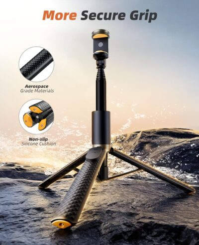 Ultimate 62" Selfie Stick & Tripod Combo: Your Go-To Portable Stand for Stunning Photos and Videos! - 이미지 4