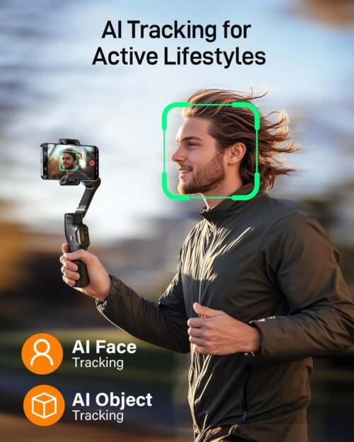 "Capture the Moment: The Ultimate Portable 3-Axis Gimbal Stabilizer for Your iPhone and Android Adventures!" - 이미지 3