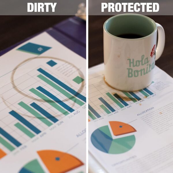 "Durable Defense: 100 Non-Glare Sheet Protectors for Your Essential Pages" - Image 3