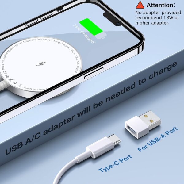 Revolutionary Magnetic Wireless Charger: Power Up Your iPhone 16-12 & AirPods with 15W Max Speed Anywhere! - Image 6