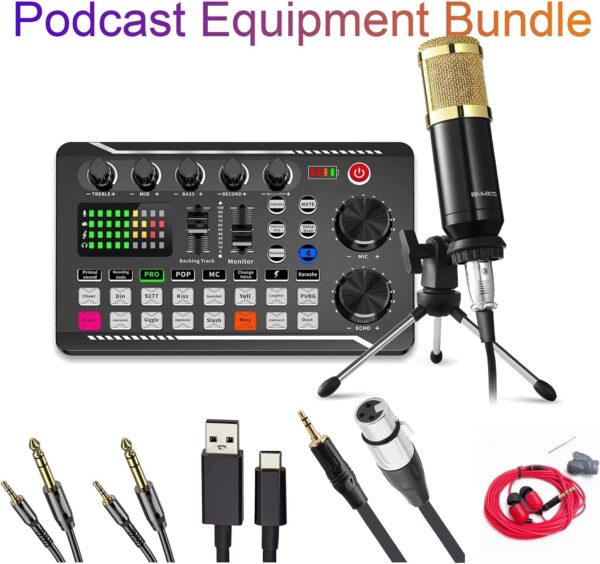 Elevate Your Sound: All-in-One Podcasting Gear with SINWE Microphone, Tripod, and Pro Mixer! - Image 7