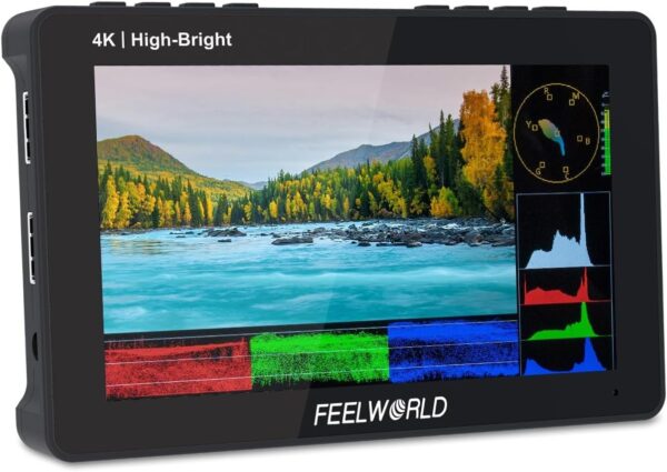 Illuminate Your Filmmaking: FEELWORLD F6 Pro 4K Touch Screen Monitor with NP-F970 Battery & Storage Package - Image 9