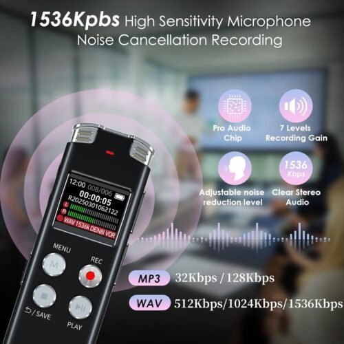 "Unlock Your Voice: The Ultimate 64GB Mini Digital Recorder for Effortless Lecture and Interview Capturing!" - 이미지 2