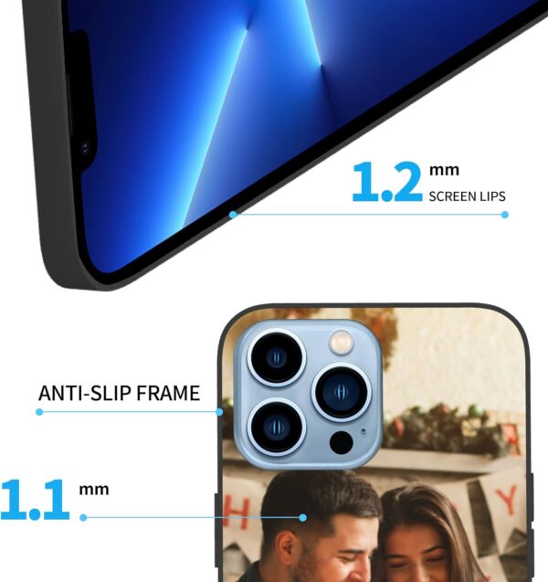 Easycosy Personalized Picture Phone Cases for 16 15 14 13 12 11 Pro/Max/Mini XR X Xs Max Custom Multiple Photo iPhone Case for Friends Family Birthday Gifts Customized Full Protection TPU Cover - Image 7