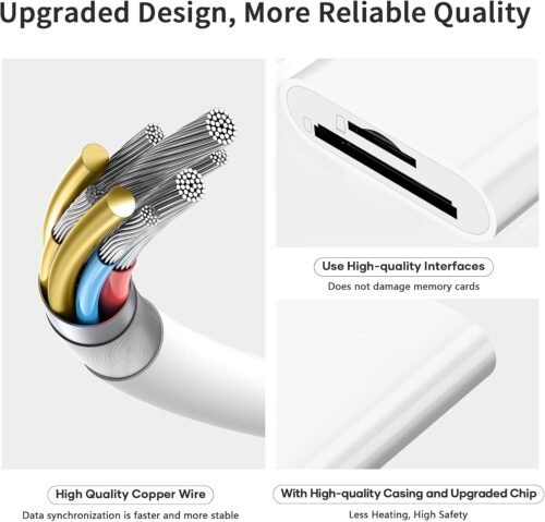 "Ultimate Dual-Slot Card Reader: Effortlessly Connect Your iPhone and iPad to SD & TF Cards!" - 이미지 5