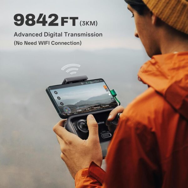 Bwine F7MINI SE GPS Drones with Camera for Adults 4K, Only 238g, 70-Minute, TOF, 9842 FT Long Range, Auto Return, Follow Me, Circle & Waypoint Fly – Ideal for Beginners and Aerial Photography - Image 4