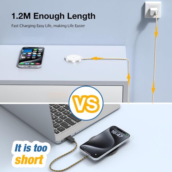 Revolutionary Magnetic Wireless Charger: Power Up Your iPhone 16-12 & AirPods with 15W Max Speed Anywhere! - Image 7