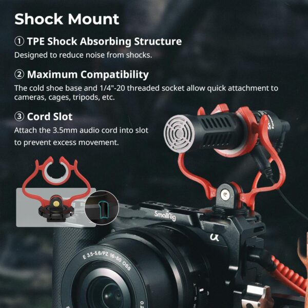 "Elevate Your Sound: The Ultimate SMALLRIG Shotgun Mic for Vloggers and Filmmakers!" - Image 6