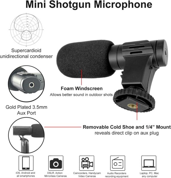 Illuminate Your Content: The Ultimate Acuvar Vlogging Kit for Pro-Grade Videos! - Image 6